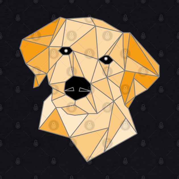 Labrador Yellow Stained Glass by inotyler